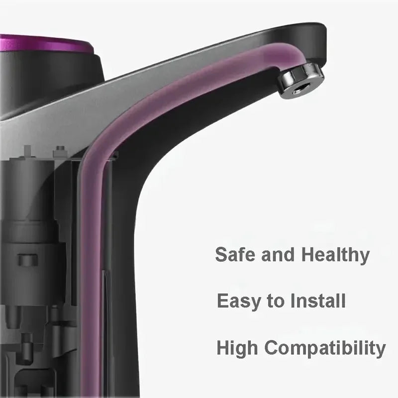 Portable 5-gallon Water Dispenser with USB Charging-Automatic Electric Pump Suitable for Home, Office, and Outdoor Use by HARMONYA STORE