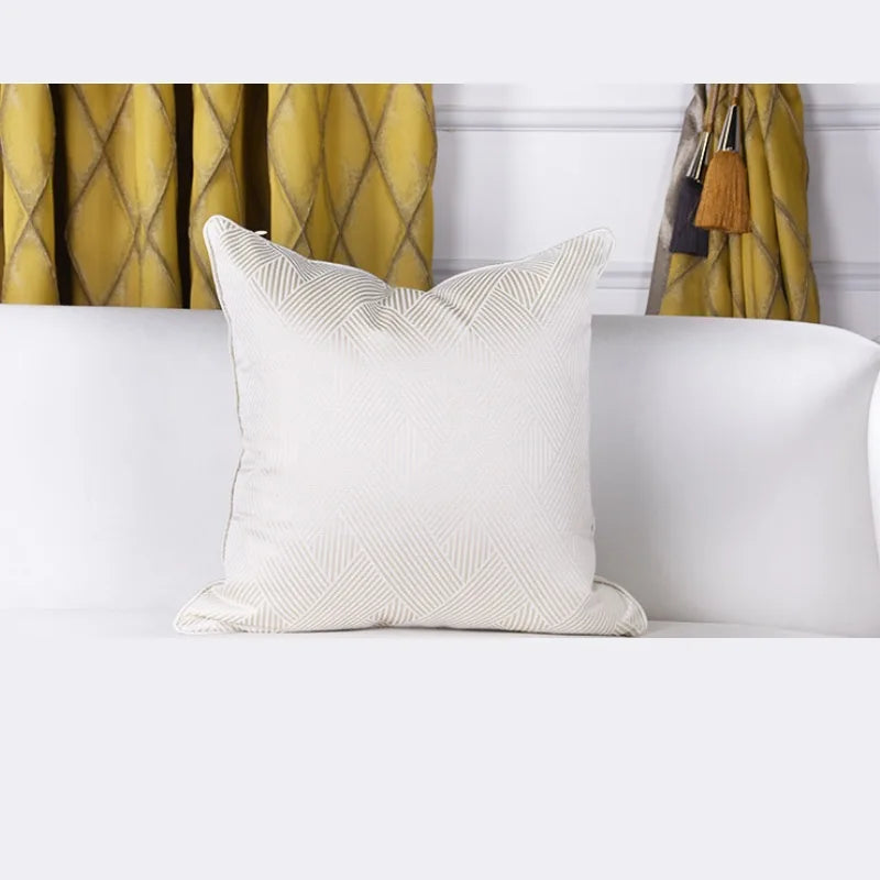Gold Pillows Waist Cushion Case 30x50 Decorative Pillow Cover For Sofa Modern Luxury Elegant Art Throw Living Room Home Decorate by HARMONYA STORE
