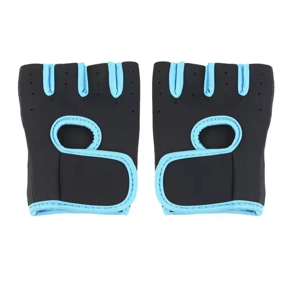 Breathable Half Finger Workout Gloves, Anti-Slip Weight Lifting Gym Gloves, Non-Slip Palm for Cycling, Mountain Climbing, Fitnes by HARMONYA STORE