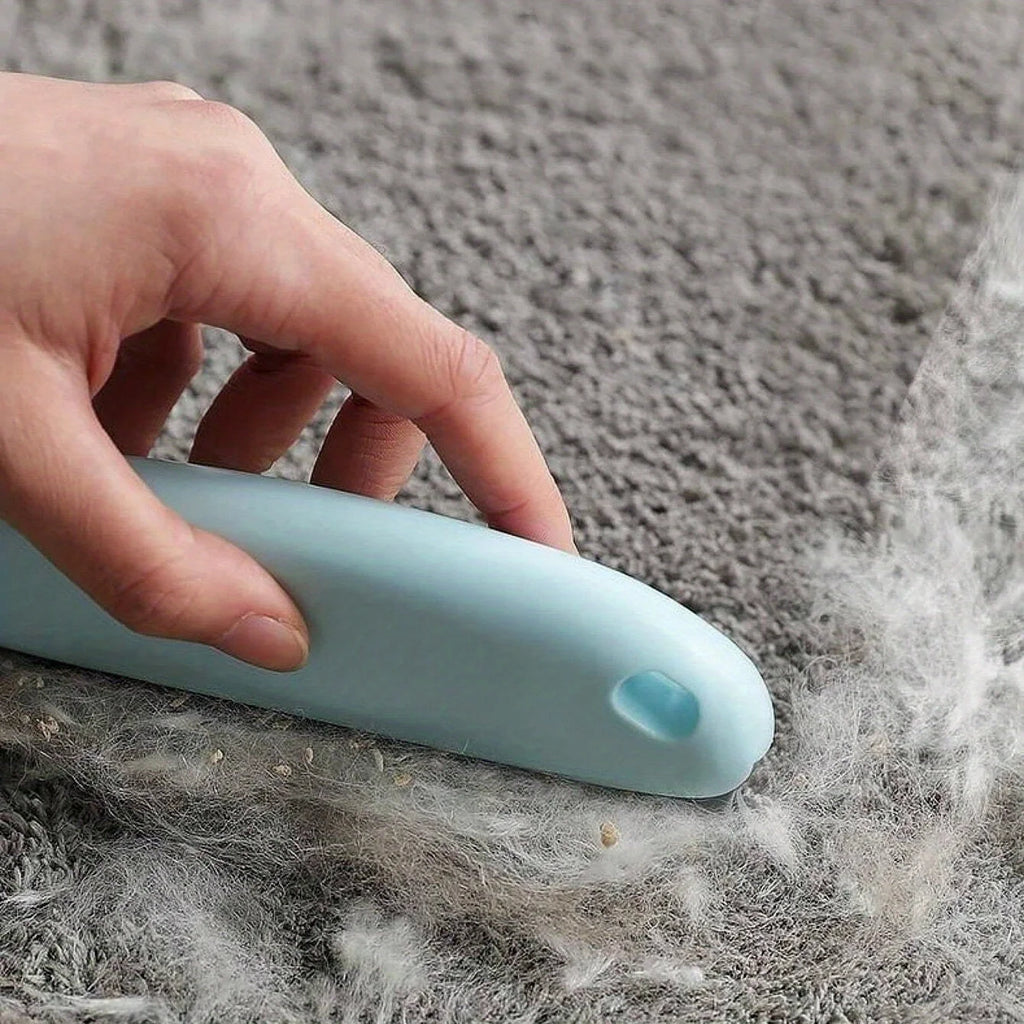 Effective Pet Hair Remover Brush For Cats And Dogs - Gently Shaves Wool And Cleans Fur For A Neat And Tidy Home by HARMONYA STORE