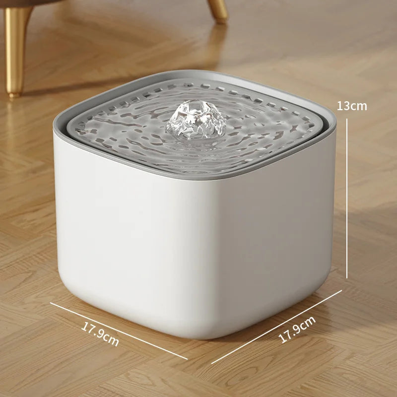 3L Cat Water Fountain Auto Recirculate Filter Large Capacity Filtring Cat Water Drinker USB Electric Mute Cats Water Dispenser by HARMONYA STORE