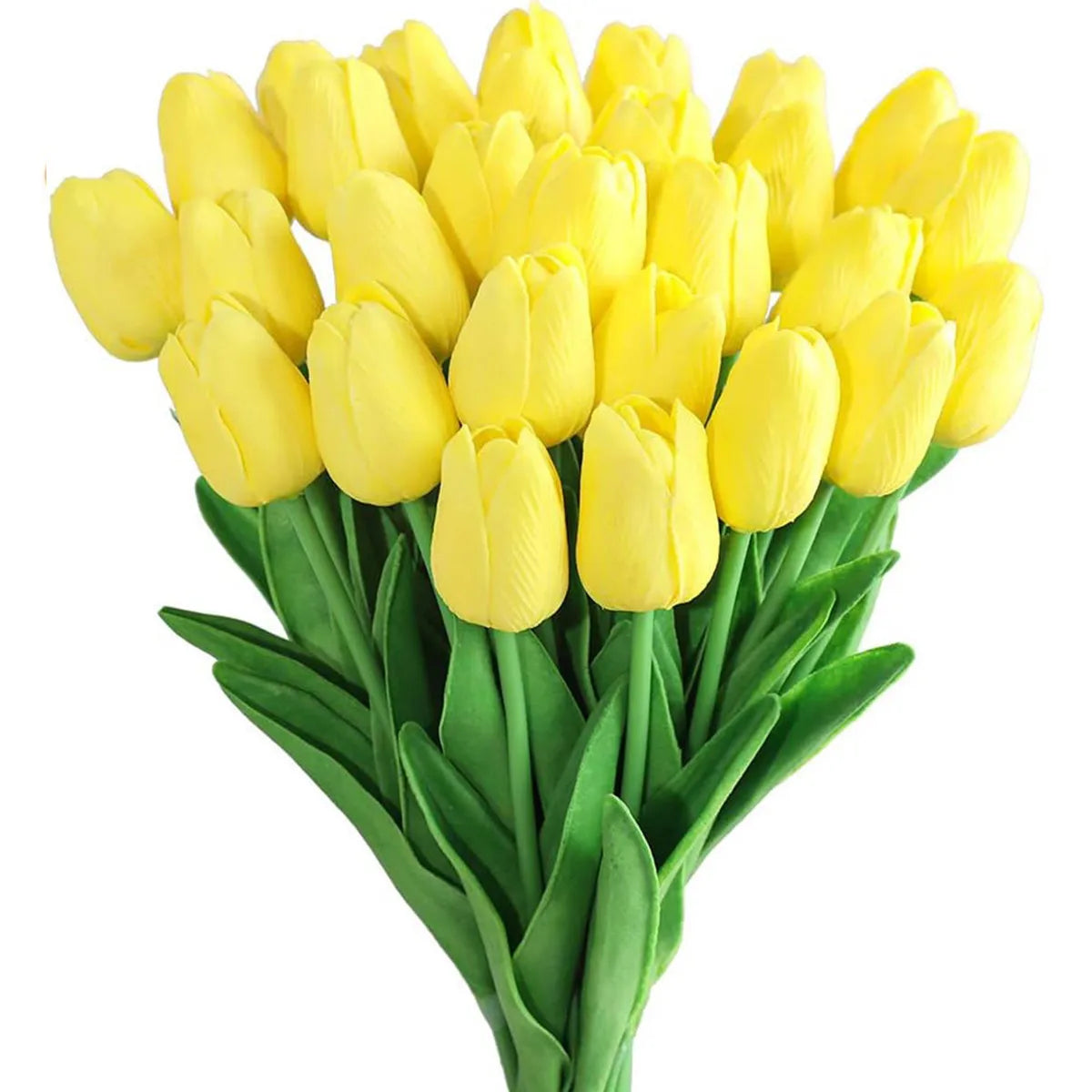 10Pcs Artificial Flower Realistic Touch Tulip Scrapbooking Vase Home Decor Wedding Garden Arch Garland Mother's Day Bouquet diy by HARMONYA STORE