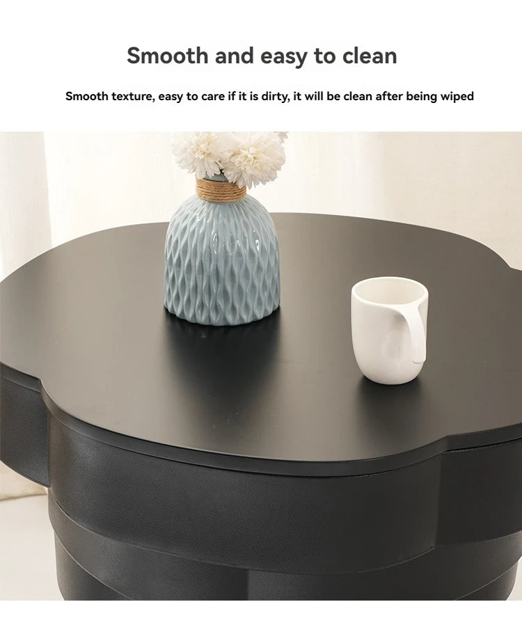 Tableau Artistic Round Side Table, Ideal For Study Or Lounge Areas Table Contemporary Furniture Home Decor Table by HARMONYA STORE
