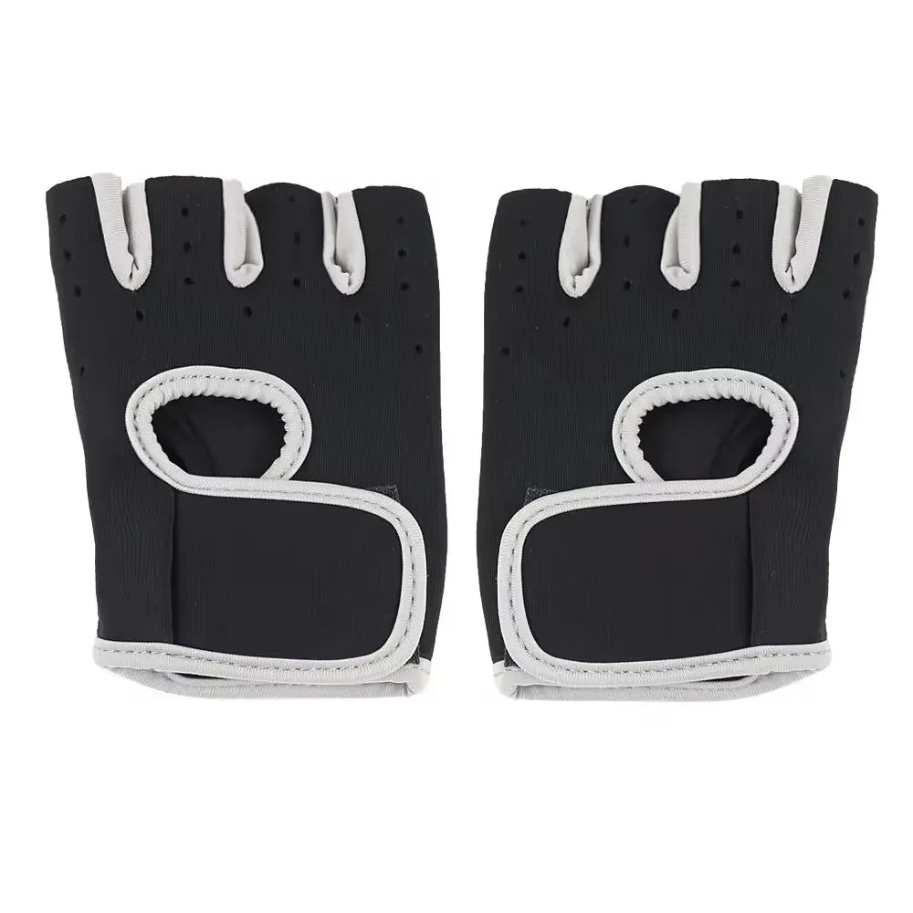 Breathable Half Finger Workout Gloves, Anti-Slip Weight Lifting Gym Gloves, Non-Slip Palm for Cycling, Mountain Climbing, Fitnes by HARMONYA STORE