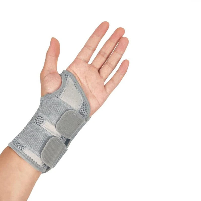 Adjustable Soft Wristbands Protector for Fitnes Gym Accessories Metal Wrist Splint Injury Pain Relief Carpal Tunnel Wrist Brace by HARMONYA STORE