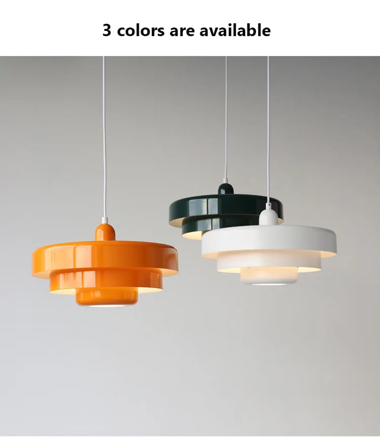 Medieval Retro Orange Pendant Lamp Dining Room Restaurant Home Decor LED Ceiling Chandelier Lighting for Cafe Bar Hanging Lights by HARMONYA STORE