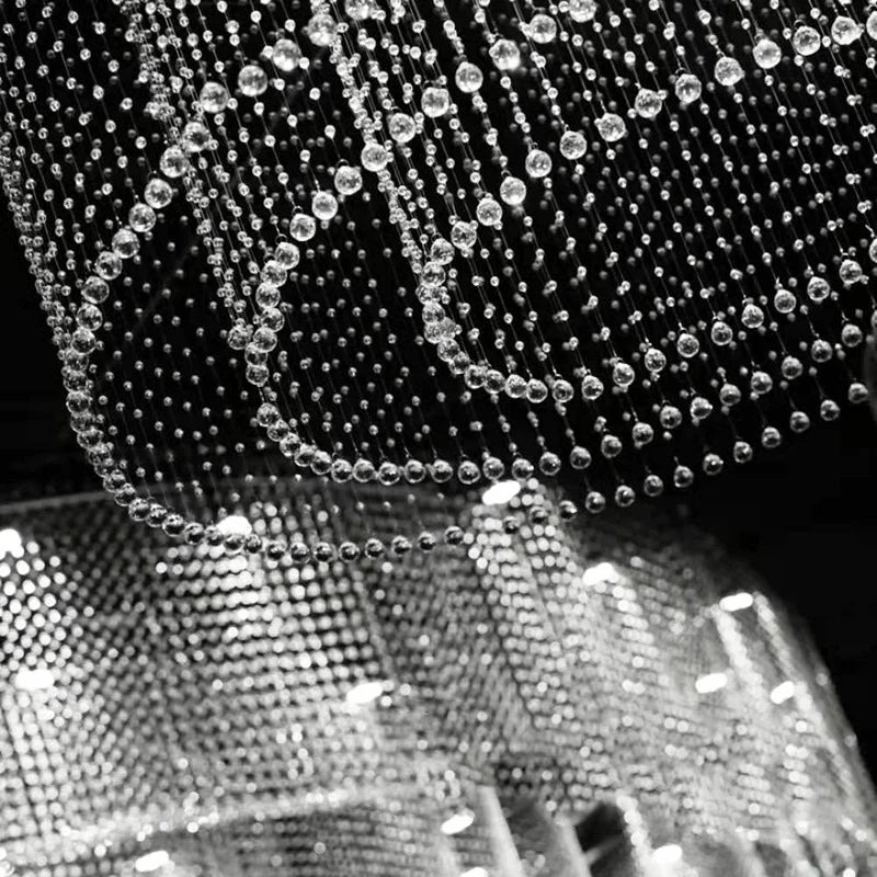 10 Strings Acrylic Bead Curtain Wedding Arrangement Crystal Decoration Home Decorate Pendant Window Stage Crystal Pendant by HARMONYA STORE