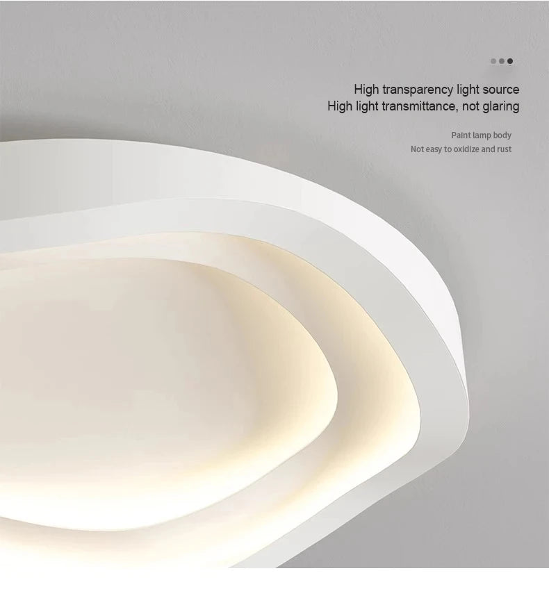 Nordic Bedroom LED Ceiling Lights Home Modern Style Indoor Master Bedroom Lustre Circular Brief Home Decorate Lighting Fixtures by HARMONYA STORE