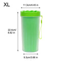 1Pc Pet Plastic Foot Wash Cup S L XL Large size silicone brush Dog cat clean foot mud removable cleaning Foot by HARMONYA STORE