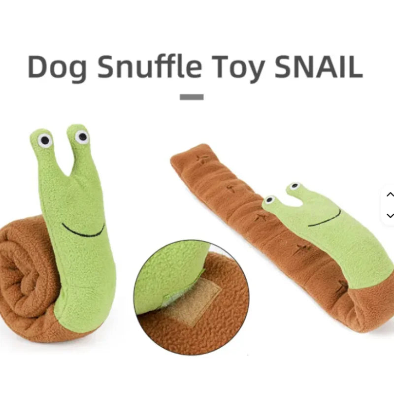Snail Shaped Pet Toys for Dogs And Cats Odor Hiding Training Puzzles Fun Sniffing Mats - Interactive Play for Cats And Dogs by HARMONYA STORE