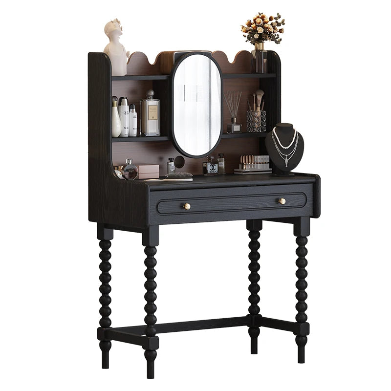 Modern Popular Design Ins Large Luxury Dressing Table with Mirror and Drawers Professional Makeup Table by HARMONYA STORE