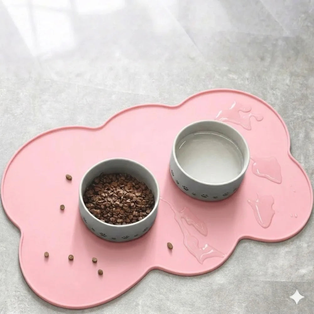 Indoor Pet Mat - Designed for Animals - for Small and Medium-Sized Pets - Compatible with For All Types of Flooring,Dining Mat by HARMONYA STORE