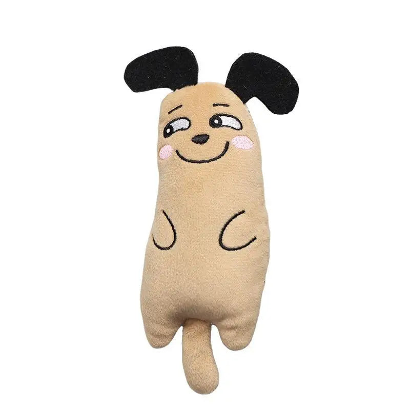 Funny Pet Plush Embroidery Catnip Toy Cat Expressive Mouse Toys Interactive Cat Toy Kitten Bite Resistance Toy Pet Accessories by HARMONYA STORE