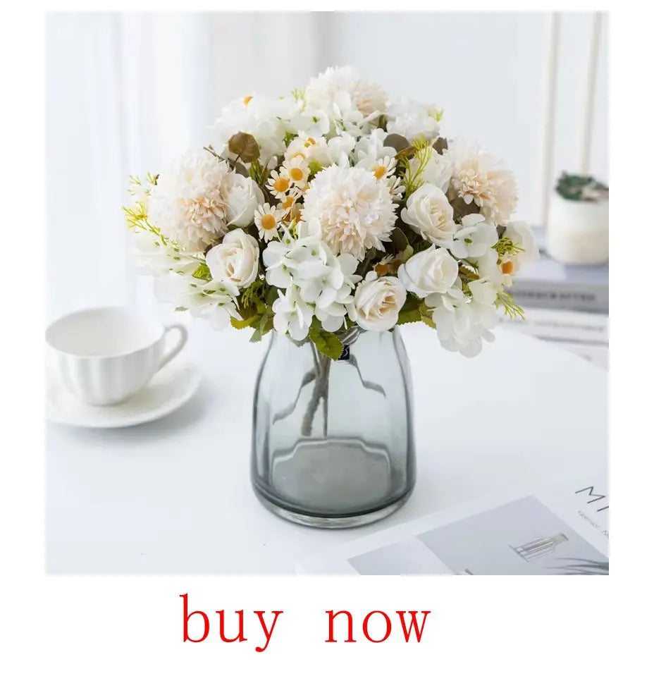 10Pcs Artificial Flower Realistic Touch Tulip Scrapbooking Vase Home Decor Wedding Garden Arch Garland Mother's Day Bouquet diy by HARMONYA STORE