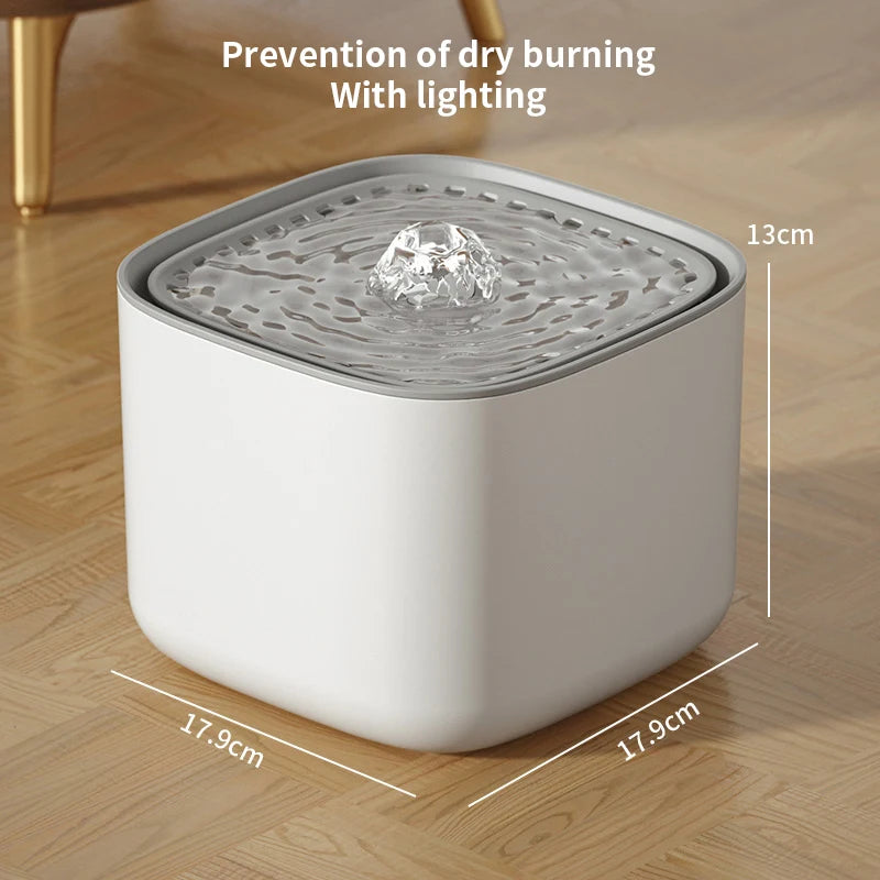 3L Cat Water Fountain Auto Recirculate Filter Large Capacity Filtring Cat Water Drinker USB Electric Mute Cats Water Dispenser by HARMONYA STORE