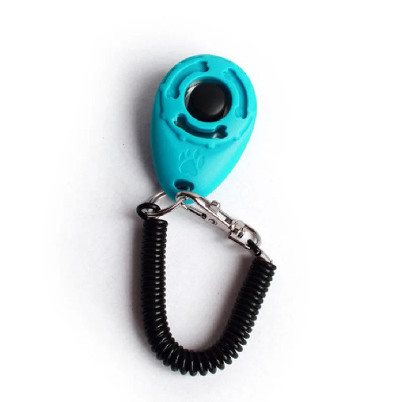 Dog Training Clicker Pet Cat Dog Click Trainer Various Style Aid Adjustable WristStrap Sound Key Chain Dog Repeller Pet Product by HARMONYA STORE