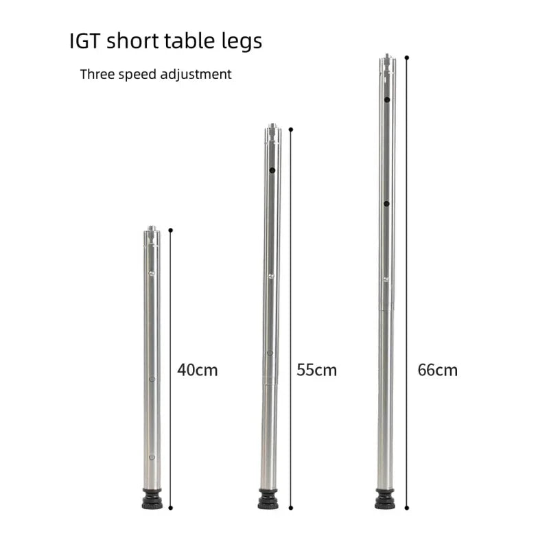 Outdoor Igt Frame Camping IGT 2/3 Unit Table Board IGT Free Combination Table Barbecue Aluminum Alloy IGT Table Accessories by HARMONYA STORE