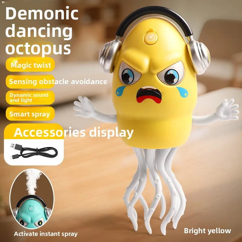 Dancing Octopus Kid Electronic Pet Toys Cartoon Interactive Development Moving Education Toddler Toy Gift Creative birthday gift by HARMONYA STORE