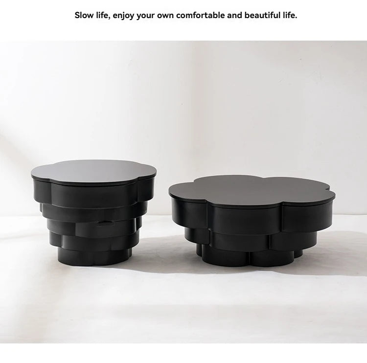 Tableau Artistic Round Side Table, Ideal For Study Or Lounge Areas Table Contemporary Furniture Home Decor Table by HARMONYA STORE