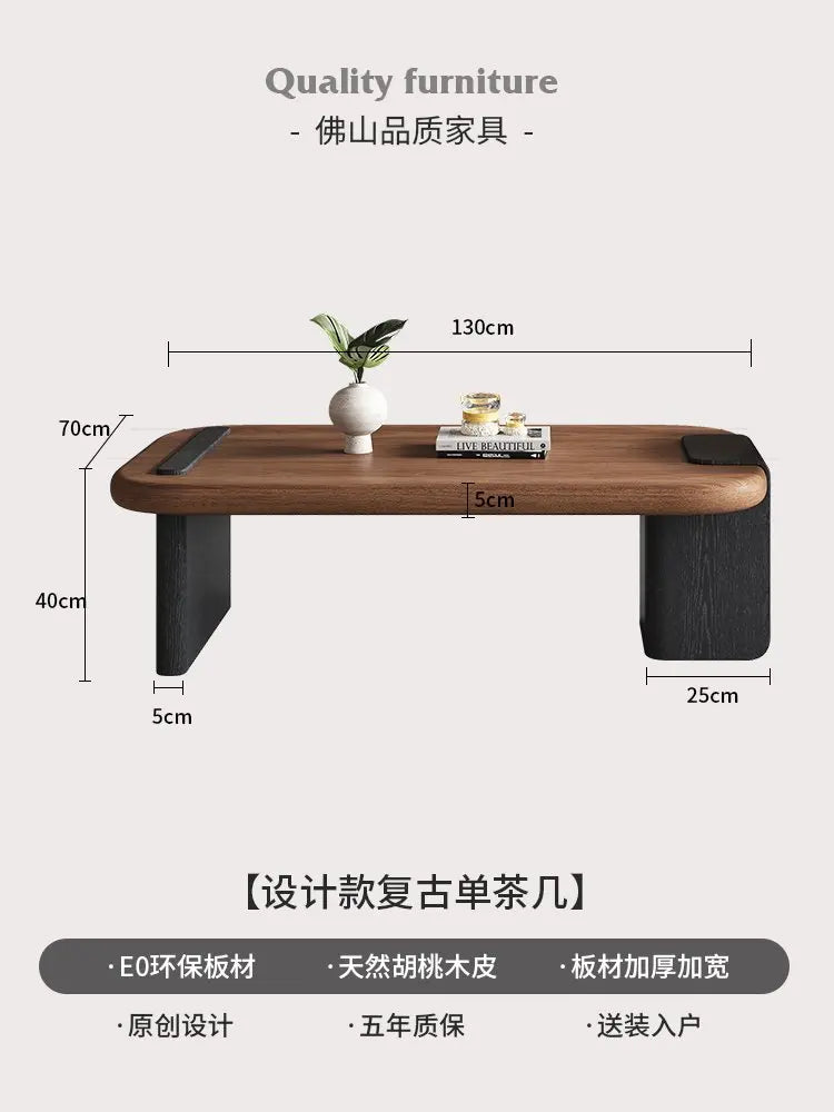 Modern Coffee Table Living Room Small Marble Side Table Glass Round Center Table Nordic Japandi Wabi Sabi Minimalist Furniture by HARMONYA STORE