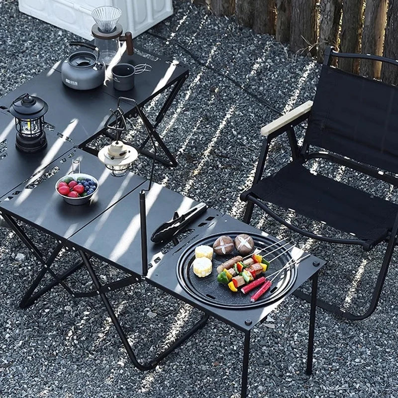 Outdoor Multifunctional IGT Tactical Table Portable Folding Table Can Be Raised And Lowered Picnic Table by HARMONYA STORE