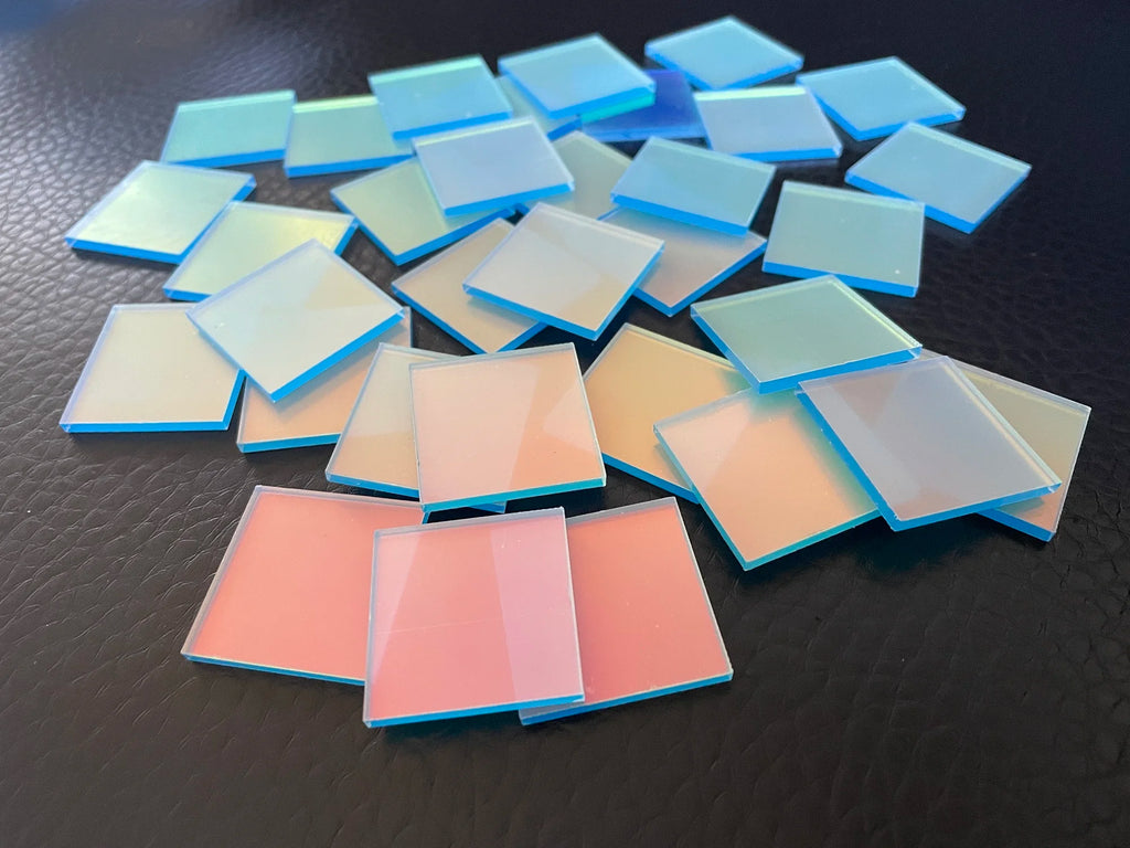 Square Shape Laser Plexiglass Rainbow Board Acrylic (PMMA) Iridescent/Radiant Circle,Oргстекло For DIY Advertising/Home Decorate by HARMONYA STORE