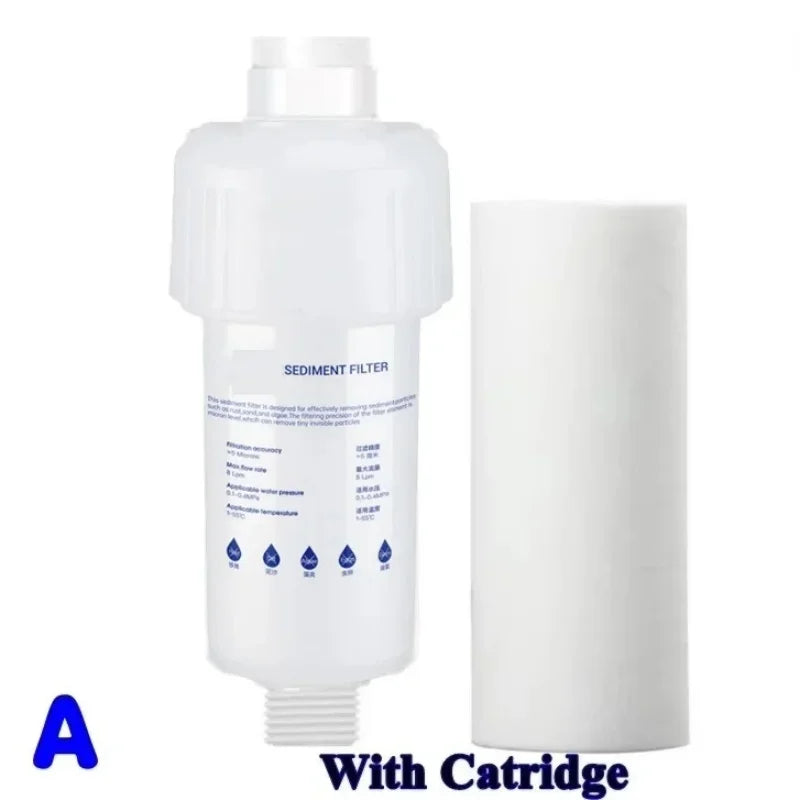 5'' PRE FILTER Water Filter Cartridge Washing Machine Filter with Adapter Bathroom Water Heater Toilet Household Purifier by HARMONYA STORE