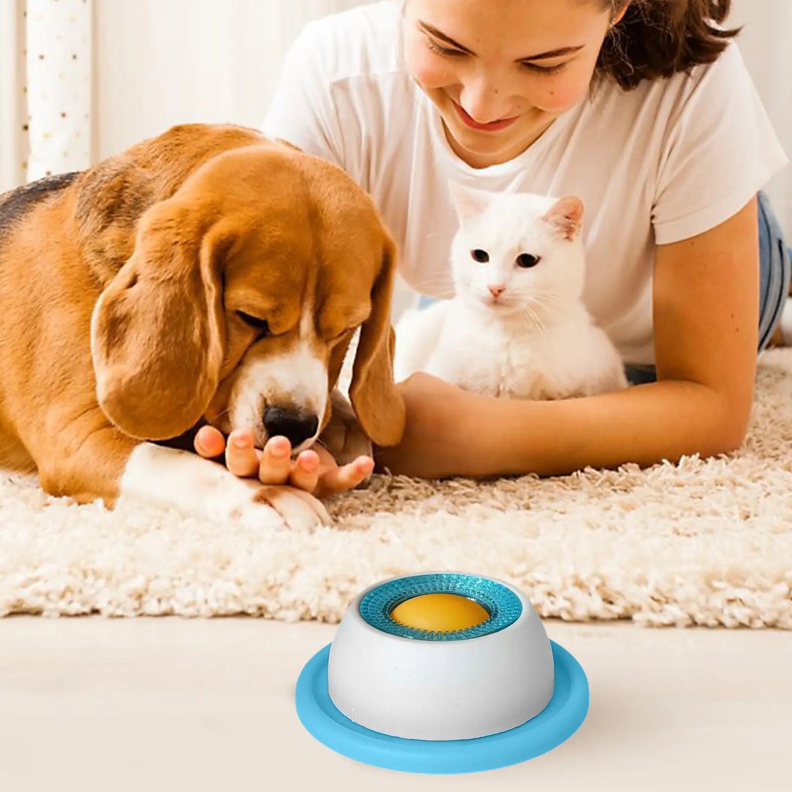 Pet Feeding Accessories Dog Treat Toy Puzzle Toys For Bored Puppy Slow Feeder Puppy Supplies For Healthy Eating Food Crate by HARMONYA STORE