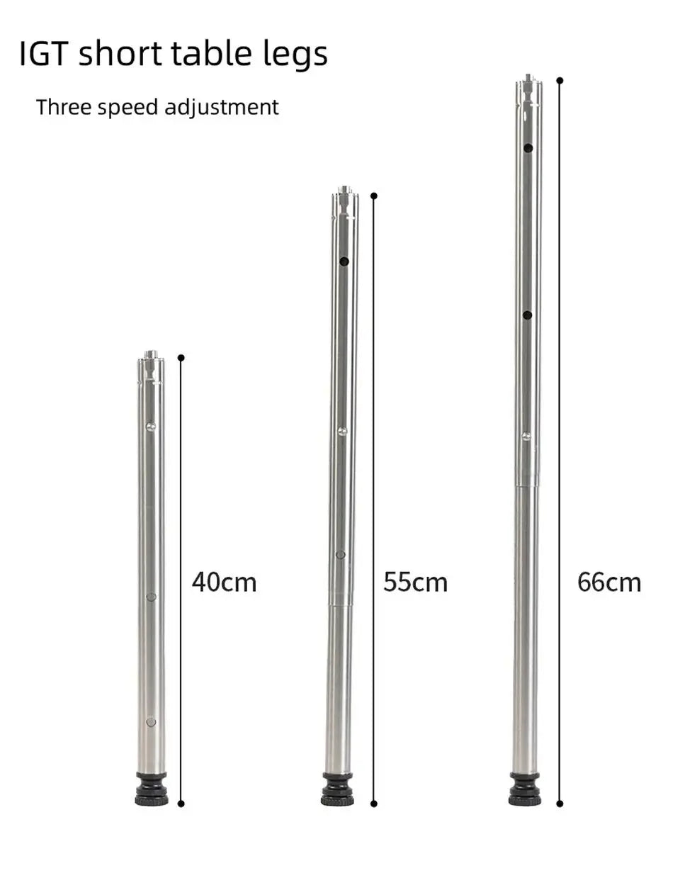 Outdoor Igt Frame Camping IGT 2/3 Unit Table Board IGT Free Combination Table Barbecue Aluminum Alloy IGT Table Accessories by HARMONYA STORE