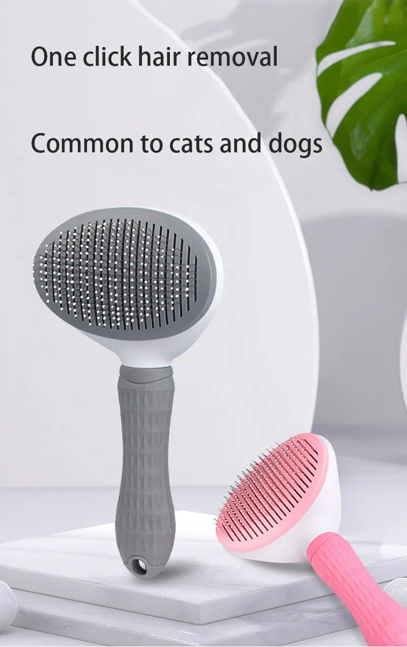 Pet Dog Hair Brush Cat Comb Pet Hair Remover Brush for Dogs Cats Puppy Kitten Grooming Tools Dogs Accessories Pet Supplies by HARMONYA STORE