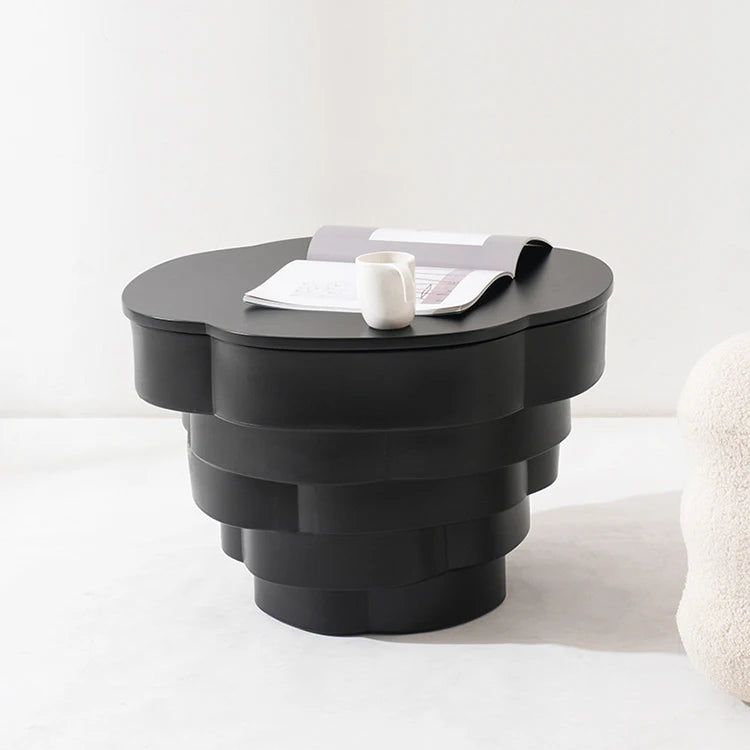 Tableau Artistic Round Side Table, Ideal For Study Or Lounge Areas Table Contemporary Furniture Home Decor Table by HARMONYA STORE