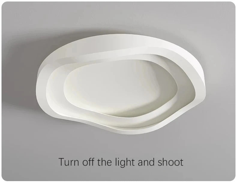 Nordic Bedroom LED Ceiling Lights Home Modern Style Indoor Master Bedroom Lustre Circular Brief Home Decorate Lighting Fixtures by HARMONYA STORE