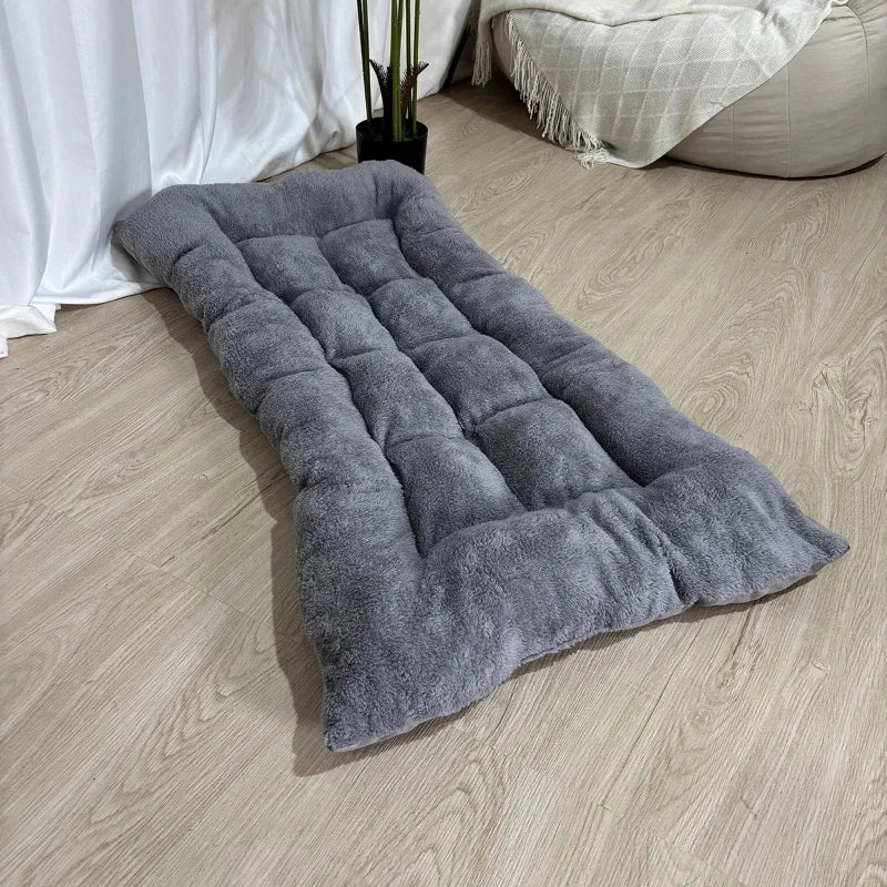 BOOTEELY Extra Large Plush Dog Bed Sofa Thickened Super Soft Polyester Pet Mat Dog Crate Mat Bed For Small Medium Large Dog Bed by HARMONYA STORE