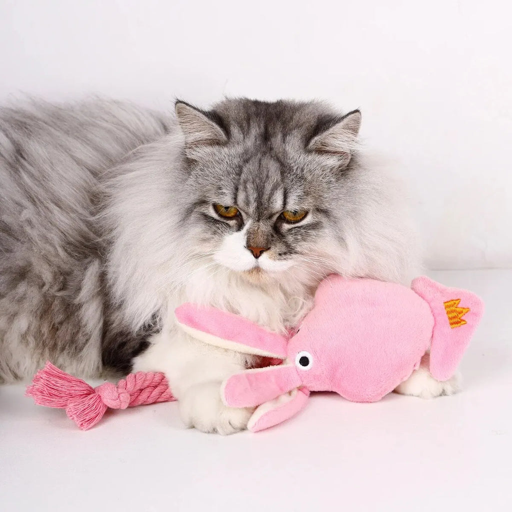 Supet Pet Octopus Plush Rope Toy Is Bite-resistant, Fun and Interactive, Suitable for Indoor and Outdoor Use by HARMONYA STORE