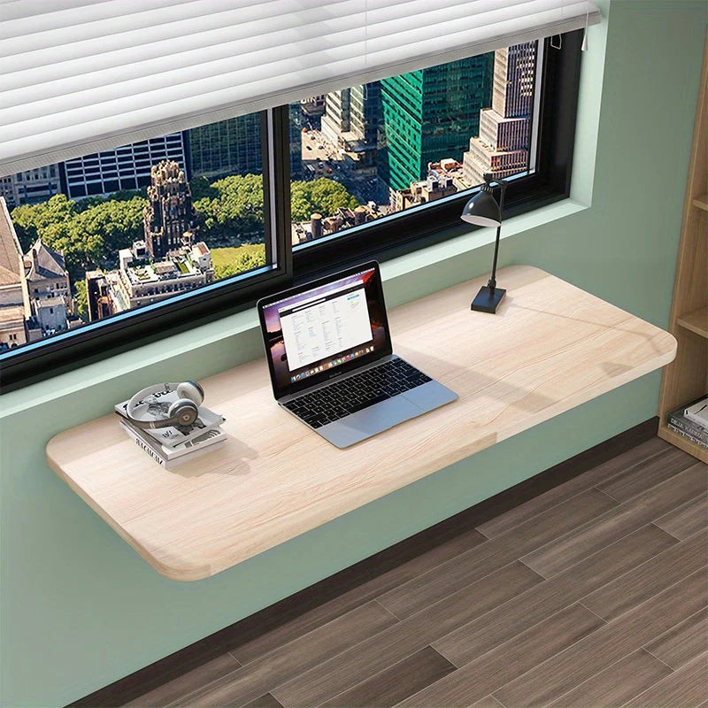 1Pc wall-mounted folding table, wall-mounted dining table, wall-mounted, foldable computer table, wall desk, wall table by HARMONYA STORE