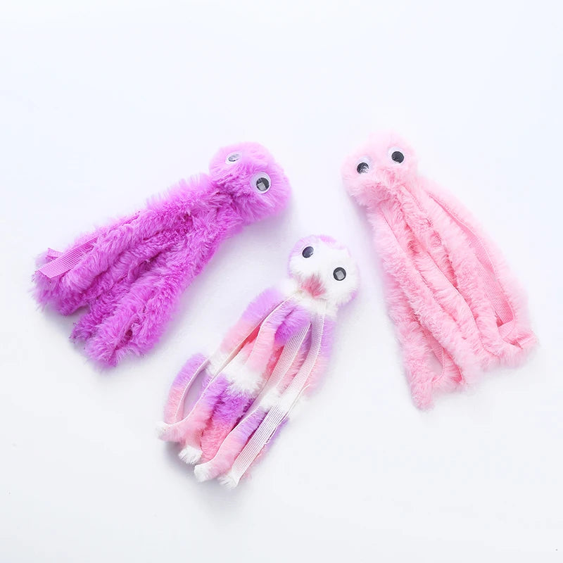 Cat toy Cute octopus plush toy bite resistant teeth interactive play pet supplies by HARMONYA STORE