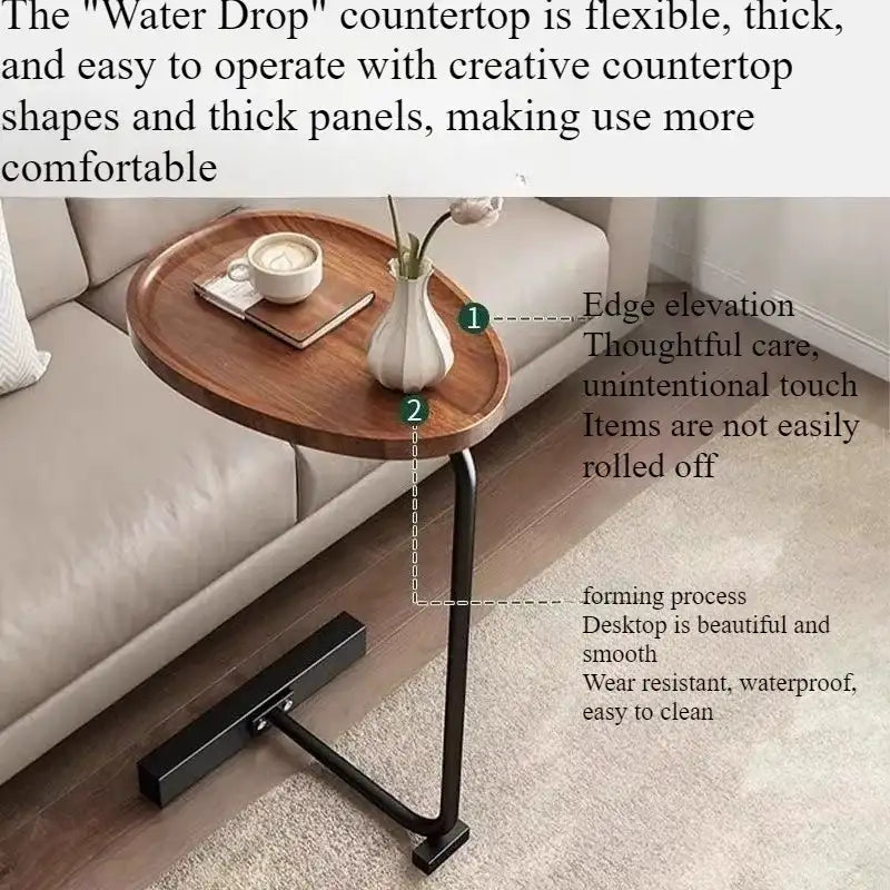 Bedside table removable small table simple household bedroom bedside shelf living room Internet celebrity mini sofa side few by DSERS