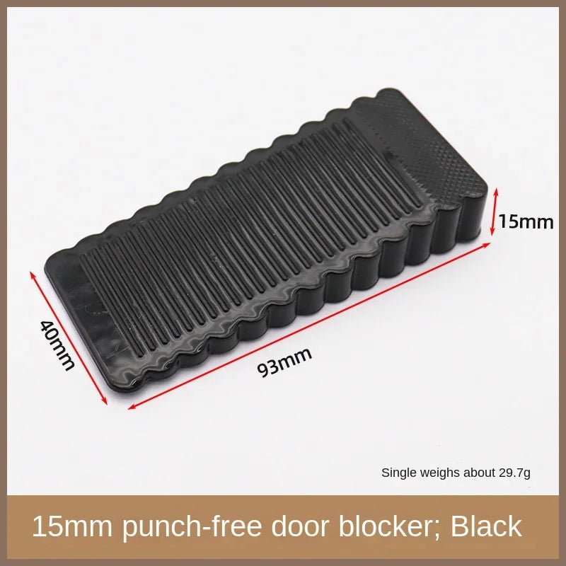 Safety Silicone Door Stop Block Wedge Stop Door Stopper Home Offices Door Rear Retainer Impact Stopper Rubber Stops No Drill by HARMONYA STORE