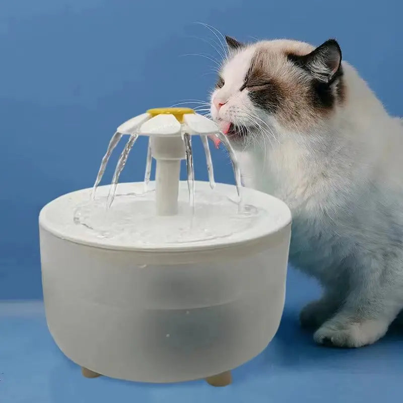 Pets Water Fountain Auto Filter USB Electric Mute Cat Drinker Bowl 1200mL Recirculate Filtring Drinker for Cats Water Dispenser by HARMONYA STORE