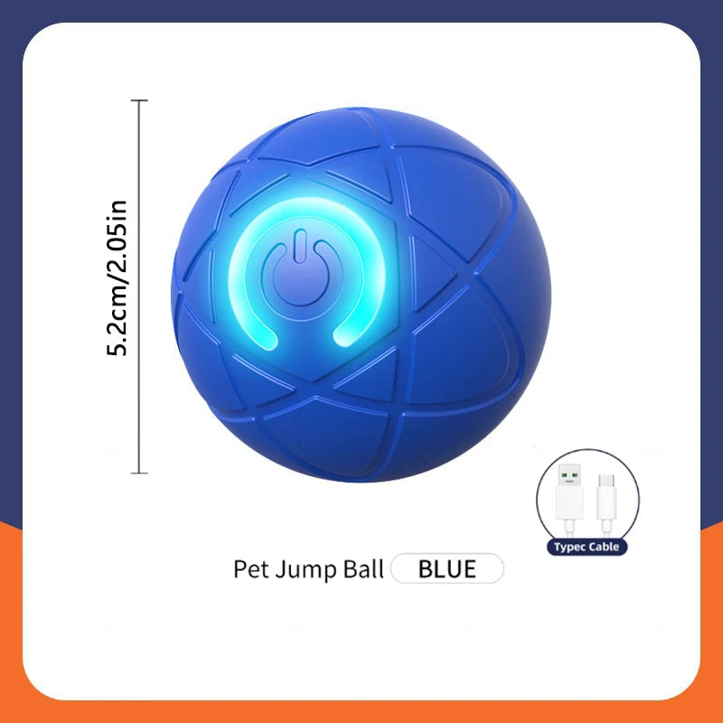 Smart Dog Toys Ball Electronic Interactive Pet Toy Moving Ball USB Automatic Moving Bouncing for Puppy Birthday gift Cat Product by HARMONYA STORE