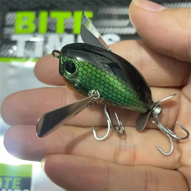 luretv Japanese JACKALL SAME STYLE MICRO POMPADOUR Small Water Cicada 6.5g by HARMONYA STORE