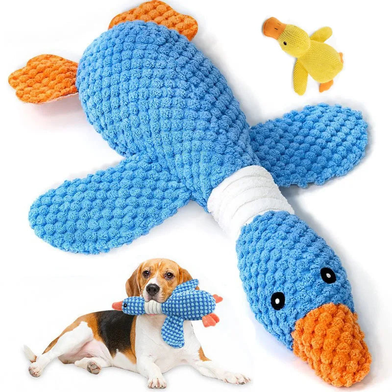 Cat Dog Toys for Aggressive Chewers Cats Dogs,Chew Squeak Toy Cats Dogs Interactive Plush Doll Pet Products by HARMONYA STORE