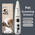 Pet Dog Electric Groomer Trimmer with LED Light Waterproof Pet Foot Hair Trimmer Low Noise Cat Dog Face Foot Ear Hip Paw Shaver by HARMONYA STORE