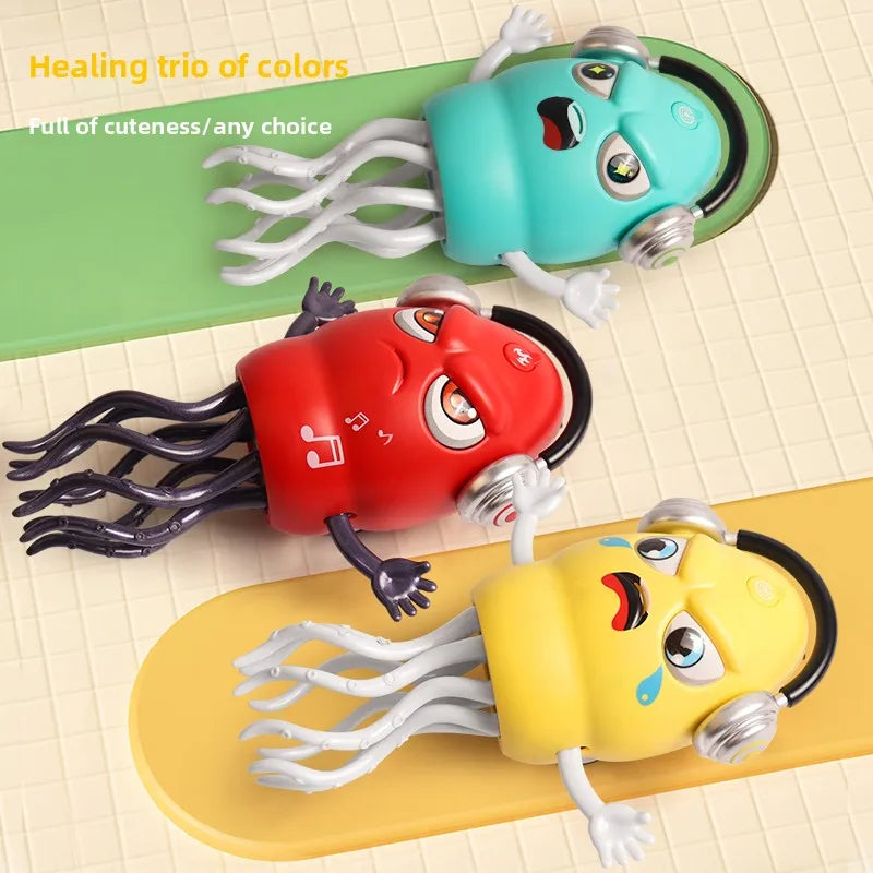 Dancing Octopus Kid Electronic Pet Toys Cartoon Interactive Development Moving Education Toddler Toy Gift Creative birthday gift by HARMONYA STORE