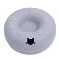 B-Tunnel Donut Cat Bed Interactive Tunnel Pet Felt Indoor Toys Cats House Kitten Training Toy Cat Kennel Cat Accessories by HARMONYA STORE