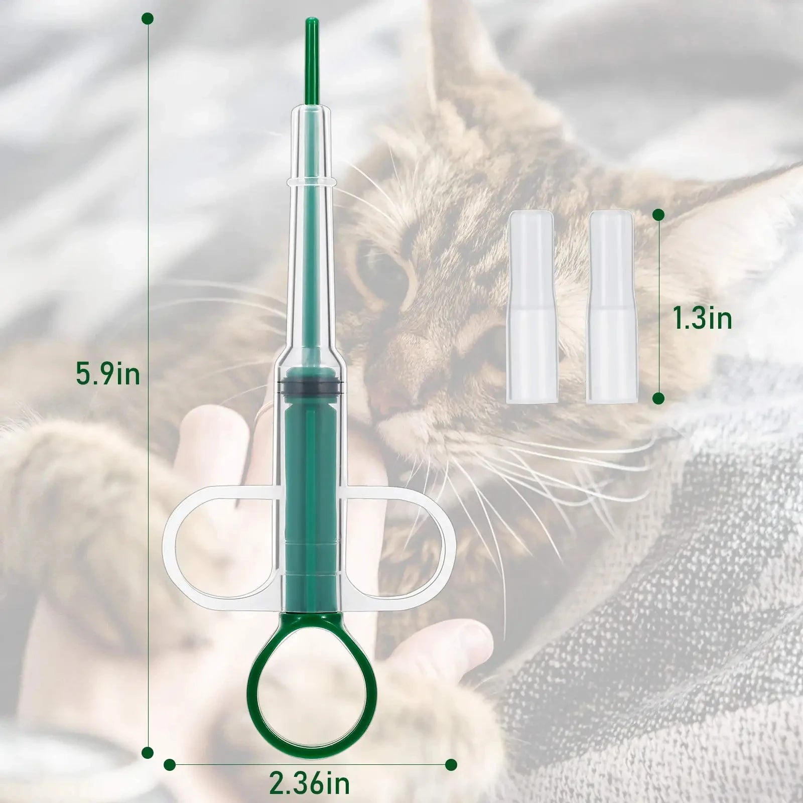 Pet Medication Dispenser, Pressing Feeding Stick for Cats and Dogs, Eating Pills, Pills, Medication Artifacts, Pet Sickness Care by HARMONYA STORE