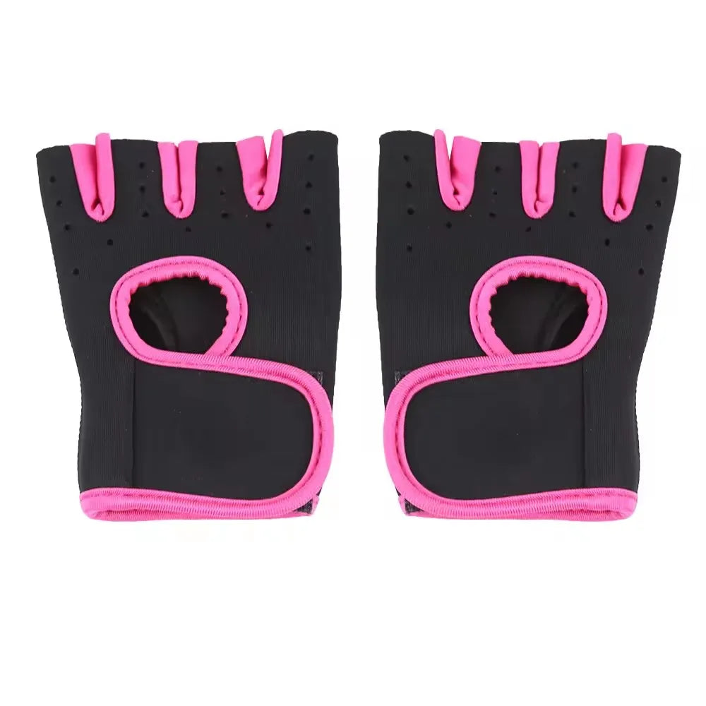 Breathable Half Finger Workout Gloves, Anti-Slip Weight Lifting Gym Gloves, Non-Slip Palm for Cycling, Mountain Climbing, Fitnes by HARMONYA STORE