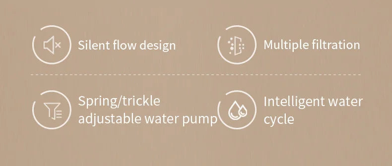 3L Cat Water Fountain Auto Recirculate Filter Large Capacity Filtring Cat Water Drinker USB Electric Mute Cats Water Dispenser by HARMONYA STORE