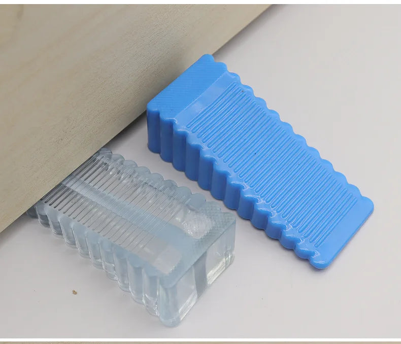 Safety Silicone Door Stop Block Wedge Stop Door Stopper Home Offices Door Rear Retainer Impact Stopper Rubber Stops No Drill by HARMONYA STORE