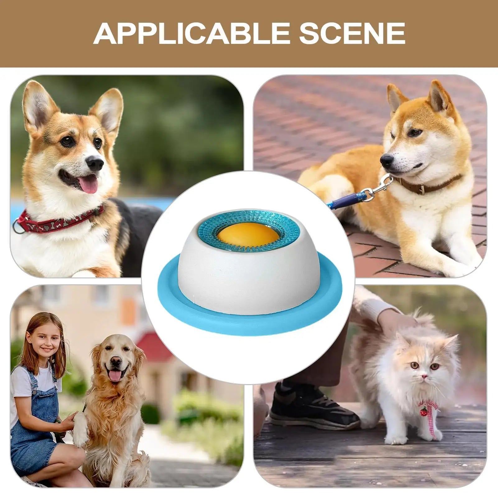 Pet Feeding Accessories Dog Treat Toy Puzzle Toys For Bored Puppy Slow Feeder Puppy Supplies For Healthy Eating Food Crate by HARMONYA STORE